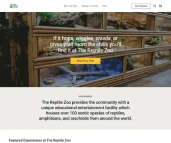 Thereptilezoo.com(Visit Us) Screenshot