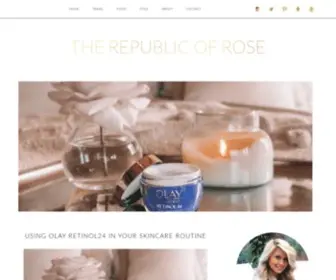 Therepublicofrose.com(The Republic of Rose) Screenshot