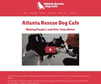 Therescuedogcafe.org(Dog Rescue Nonprofit Humane Education) Screenshot