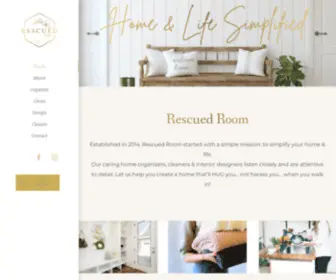 Therescuedroom.com(Residential Cleaning & Organizing) Screenshot