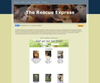 Therescueexpress.org(The Rescue Express) Screenshot