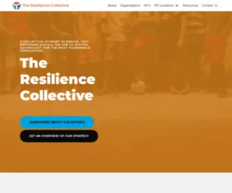 Theresiliencecollective.org(Digital technology for the most vulnerable populations) Screenshot