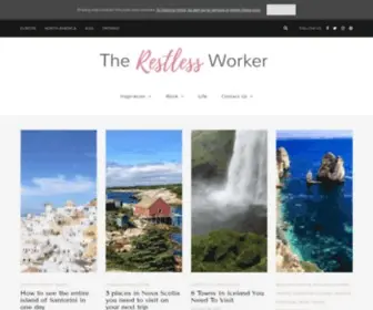 Therestlessworker.com(The Restless Worker) Screenshot