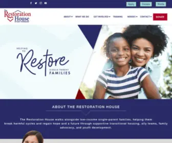 Therestorationhouse.net(The Restoration House of East Tennessee) Screenshot