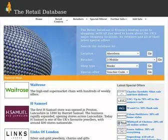 Theretaildatabase.co.uk(The Retail Database) Screenshot