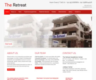 Theretreatdeaddictioncenter.com(The Retreat) Screenshot