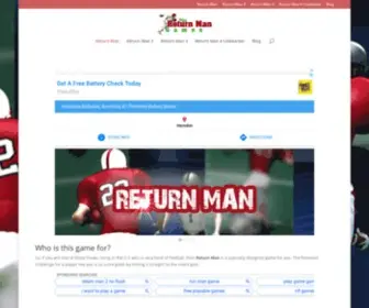 Thereturngames.com(Return Man Game) Screenshot