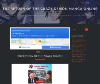 Thereturnofthecrazydemon.com(Read The Return of the Crazy Demon Manga Online) Screenshot