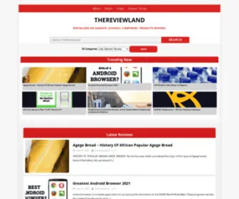Thereviewland.com(Tech, Biography, Website, Affiliate, Company, Gadgets, Apps Online Review) Screenshot