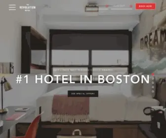 Therevolutionhotel.com(The Revolution Hotel) Screenshot