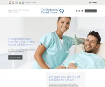 Therichmonddentalcentre.com(The Richmond Dental Centre) Screenshot