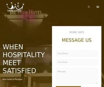 Therichotel.com(The Rich Hotel) Screenshot