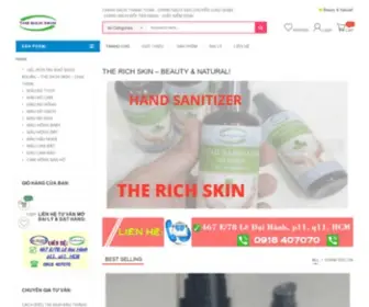 Therichskin.com(THE RICH SKIN) Screenshot