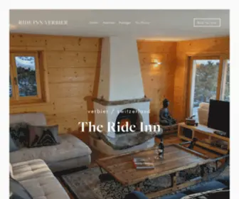 Therideinn.com(RIDE INN VERBIER) Screenshot