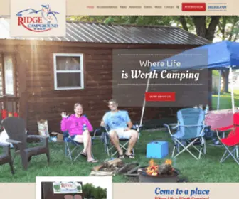 Theridgecampground.com(The Ridge Campground) Screenshot