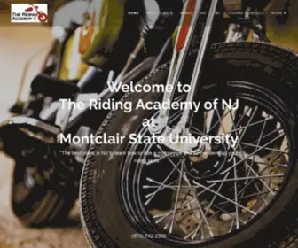 Theridingacademyofnj.org(Motorcycle Training) Screenshot