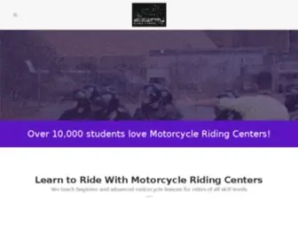 Theridingcenter.com(MSF Motorcycle Training Lessons in NJ) Screenshot