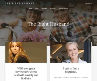 Therighthusband.com(Find Your Amazing Man) Screenshot