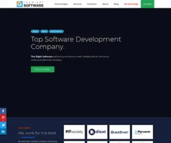 Therightsw.com(Top Software Development Company) Screenshot