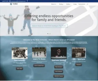 Therinksatexeter.com(The Rinks At Exeter) Screenshot