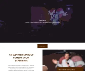 Theriothtx.com(An elevated standup comedy show experience on Thursday) Screenshot