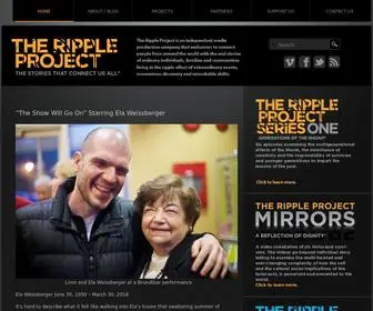 Therippleproject.com(The ripple project) Screenshot