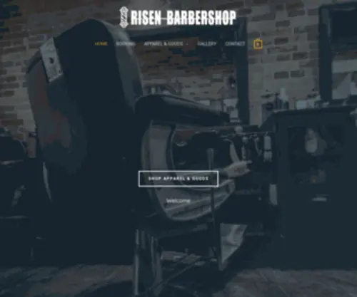 Therisenbarbershop.com(The Risen Barber Shop) Screenshot