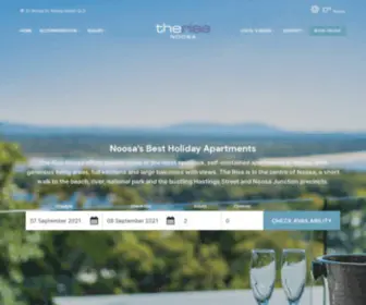 Therisenoosa.com.au(Self Contained Holiday Apartments in Noosa Heads) Screenshot