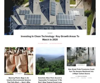 Therising.co(Demystifying Environmental Sustainability) Screenshot