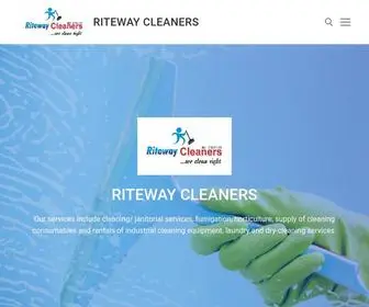 Theritewaycleaners.com.ng(Cleaning Services) Screenshot