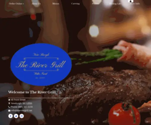 Therivergrill.net(The River Grill) Screenshot