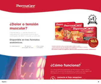 Thermacare.es(ThermaCare®) Screenshot