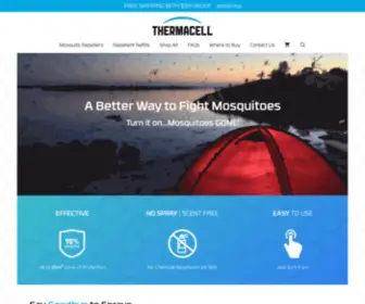 Thermacellrepellents.com.au(A Better Way to Fight Mosquitoes) Screenshot