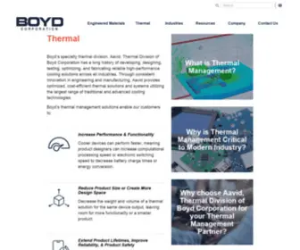 Thermacore.com(Aavid, Thermal Division of Boyd Corporation is now Boyd) Screenshot