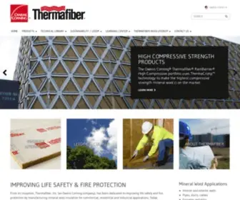 Thermafiber.com(Thermafiber) Screenshot