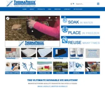 Thermafreeze.com(ThermaFreeze®) Screenshot