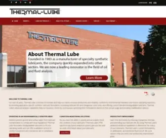 Thermal-Lube.com(Specialty Synthetic Lubricants Analytical Equipment) Screenshot