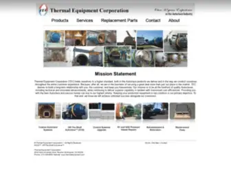 Thermalequipment.com(Thermal Equipment Corporation) Screenshot