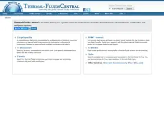 Thermalfluidscentral.org(Thermal-Fluids Central) Screenshot
