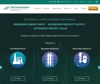 Thermalkinetics.net(Thermal Kinetics) Screenshot