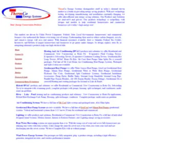 Thermcoenergysystems.com(Thermco Energy Systems Energy Saving Renewable Resource Products and Supply) Screenshot