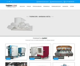 Thermcore.com.tr(Seramik Fırını) Screenshot