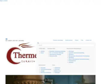 Thermenhermitage.com(Turkish Bath & Beauty Center) Screenshot