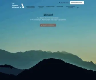 Thermes-Allevard.com(Les Thermes d'Allevard) Screenshot