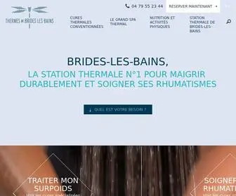 Thermes-Brideslesbains.fr(Brides les bains) Screenshot