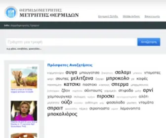 Thermides.net(Θερμιδομετρητής) Screenshot