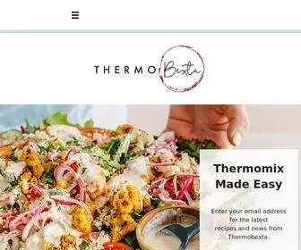 Thermobexta.com.au(Healthy Vegetarian Thermomix Recipes) Screenshot