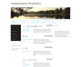 Thermodynamics-Engineer.com(Thermodynamics Engineer) Screenshot