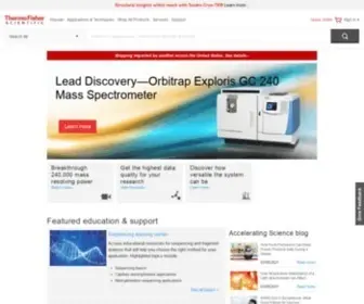 Thermofisher.com(Thermo Fisher Scientific) Screenshot