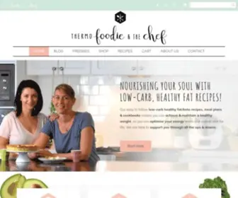 Thermofoodieandthechef.com(Thermo Foodie and The Chef) Screenshot